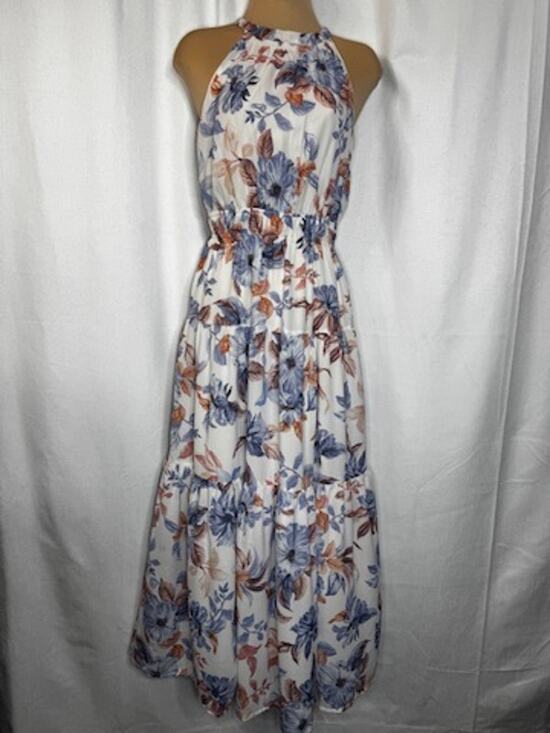 Japna Dresses & Skirts - 391. Japna Floral Halter Maxi Dress Size S EUC